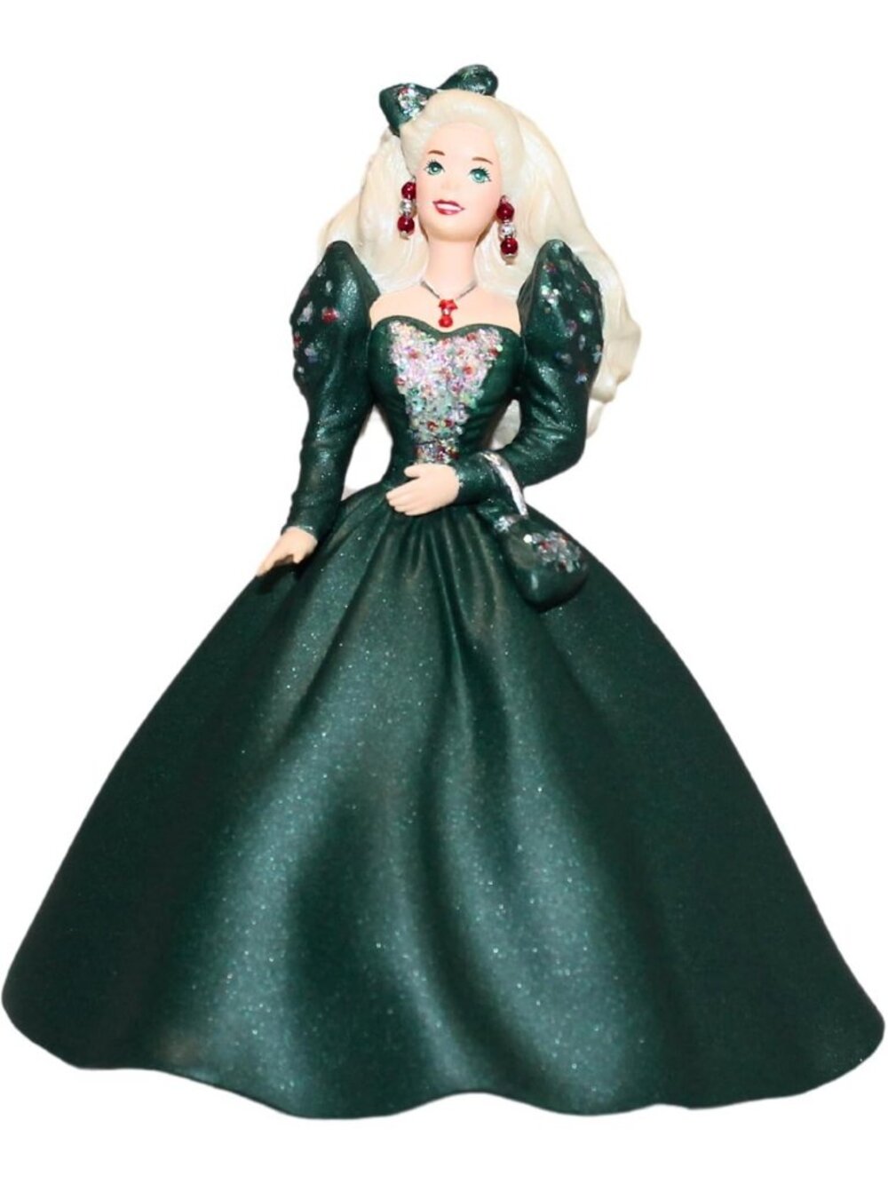 1999 Club Edition Happy Holidays Barbie Keepsake Ornament - Vintage Holiday